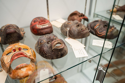 Masks from the World Cultures Art Collection.