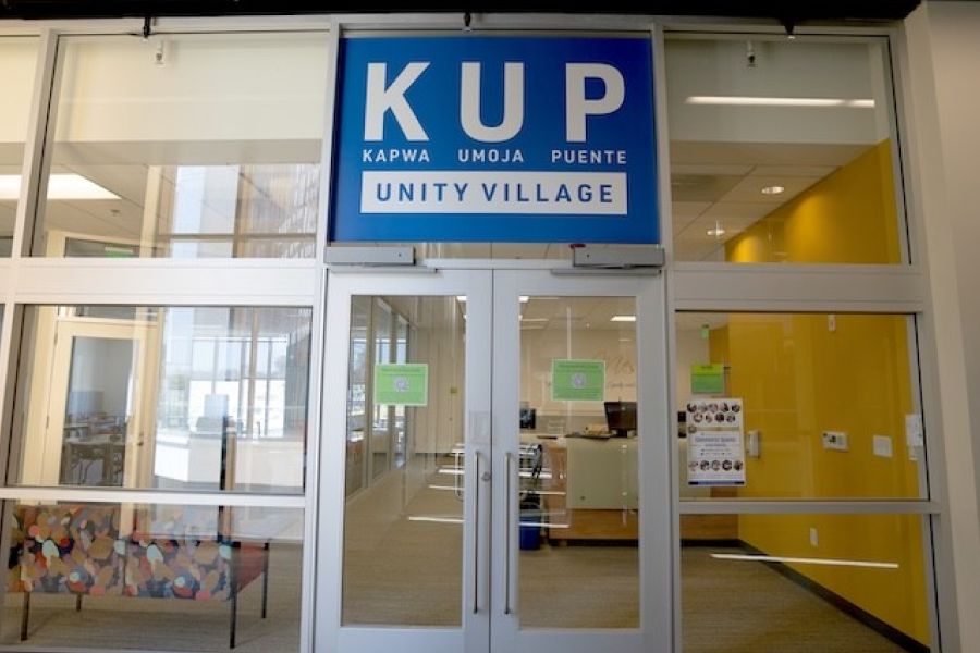 Entrance to the new Kapwa, Umoja, Puente Center