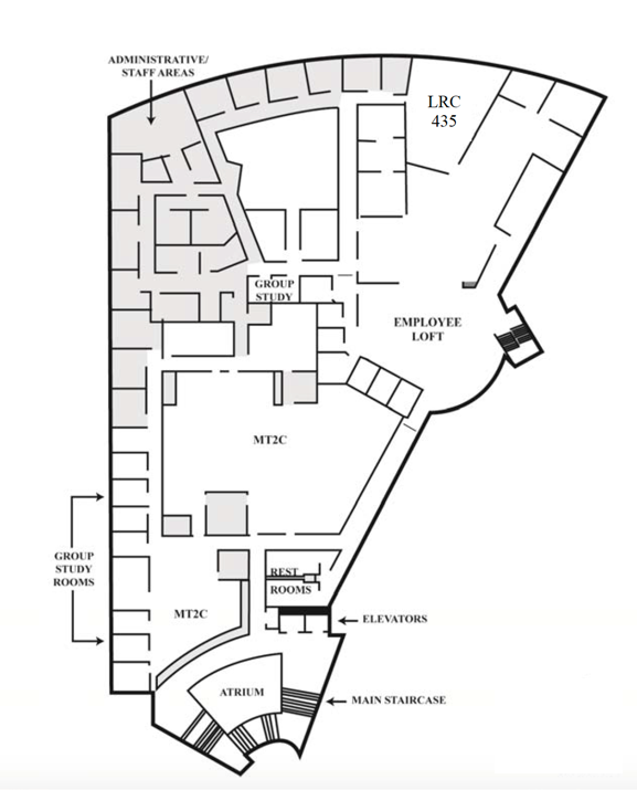 Mesa College Library 4th Floor