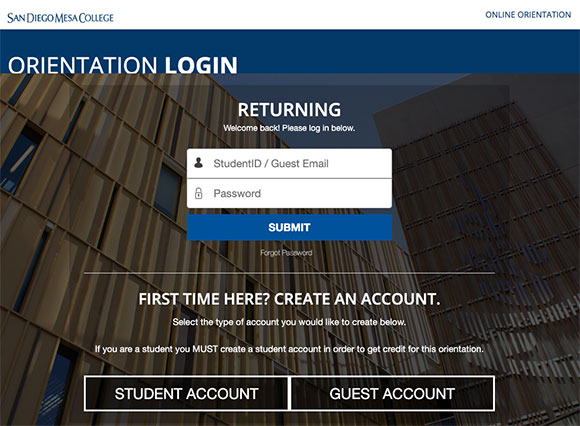 orientation website